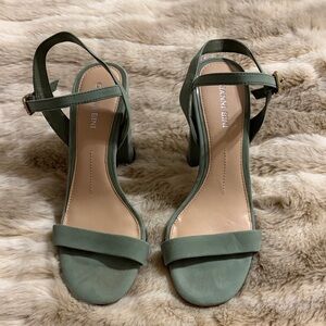 Gianvito Rossi Mint Green Heeled Sandals